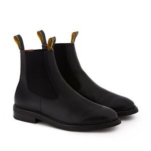 LANVIN pull-tab Chelsea boots in Black